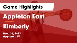 Appleton East  vs Kimberly  Game Highlights - Nov. 28, 2023