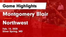 Montgomery Blair  vs Northwest  Game Highlights - Feb. 14, 2020