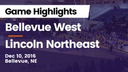 Bellevue West  vs Lincoln Northeast  Game Highlights - Dec 10, 2016