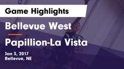 Bellevue West  vs Papillion-La Vista  Game Highlights - Jan 3, 2017