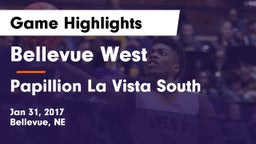 Bellevue West  vs Papillion La Vista South  Game Highlights - Jan 31, 2017