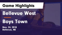 Bellevue West  vs Boys Town  Game Highlights - Nov. 24, 2018