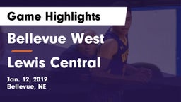 Bellevue West  vs Lewis Central  Game Highlights - Jan. 12, 2019