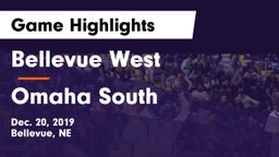 Bellevue West  vs Omaha South  Game Highlights - Dec. 20, 2019