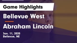 Bellevue West  vs Abraham Lincoln  Game Highlights - Jan. 11, 2020
