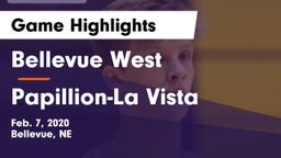 Bellevue West  vs Papillion-La Vista  Game Highlights - Feb. 7, 2020
