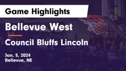 Bellevue West  vs Council Bluffs Lincoln  Game Highlights - Jan. 5, 2024