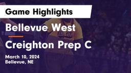 Bellevue West  vs Creighton Prep C Game Highlights - March 10, 2024