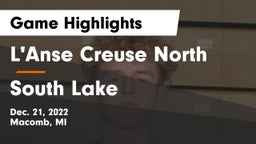 L'Anse Creuse North  vs South Lake  Game Highlights - Dec. 21, 2022