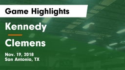 Kennedy  vs Clemens  Game Highlights - Nov. 19, 2018