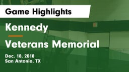 Kennedy  vs Veterans Memorial Game Highlights - Dec. 18, 2018