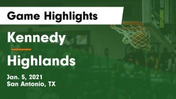 Kennedy  vs Highlands  Game Highlights - Jan. 5, 2021