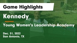 Kennedy  vs Young Women's Leadership Academy Game Highlights - Dec. 31, 2022