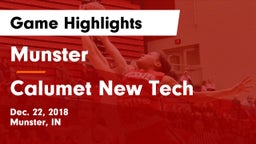 Munster  vs Calumet New Tech  Game Highlights - Dec. 22, 2018