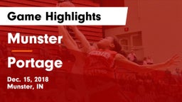 Munster  vs Portage  Game Highlights - Dec. 15, 2018