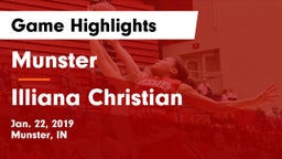 Munster  vs Illiana Christian Game Highlights - Jan. 22, 2019