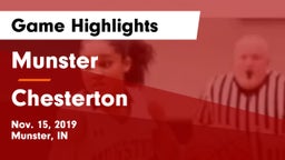 Munster  vs Chesterton  Game Highlights - Nov. 15, 2019