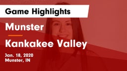 Munster  vs Kankakee Valley  Game Highlights - Jan. 18, 2020