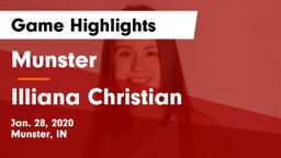 Munster  vs Illiana Christian   Game Highlights - Jan. 28, 2020
