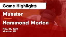 Munster  vs Hammond Morton  Game Highlights - Nov. 21, 2020