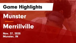 Munster  vs Merrillville  Game Highlights - Nov. 27, 2020