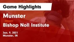 Munster  vs Bishop Noll Institute Game Highlights - Jan. 9, 2021