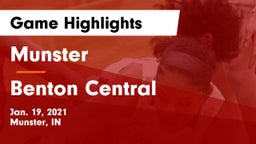 Munster  vs Benton Central  Game Highlights - Jan. 19, 2021