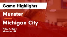Munster  vs Michigan City  Game Highlights - Nov. 9, 2021
