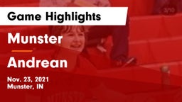 Munster  vs Andrean  Game Highlights - Nov. 23, 2021