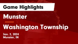 Munster  vs Washington Township  Game Highlights - Jan. 2, 2024