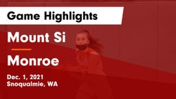 Mount Si  vs Monroe  Game Highlights - Dec. 1, 2021