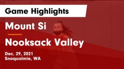Mount Si  vs Nooksack Valley  Game Highlights - Dec. 29, 2021
