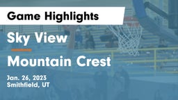 Sky View  vs Mountain Crest  Game Highlights - Jan. 26, 2023