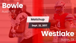 Matchup: Bowie  vs. Westlake  2017
