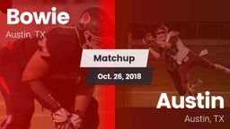 Matchup: Bowie  vs. Austin  2018