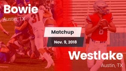 Matchup: Bowie  vs. Westlake  2018