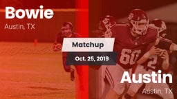 Matchup: Bowie  vs. Austin  2019