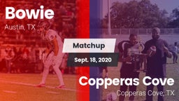 Matchup: Bowie  vs. Copperas Cove  2020
