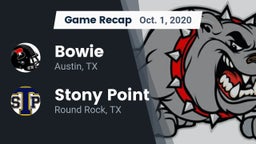 Recap: Bowie  vs. Stony Point  2020