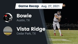 Recap: Bowie  vs. Vista Ridge  2021