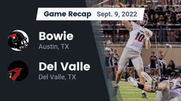Recap: Bowie  vs. Del Valle  2022
