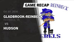 Recap: Gladbrook-Reinbeck  vs. Hudson 2016