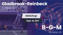 Matchup: Gladbrook-Reinbeck vs. B-G-M  2017