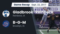 Recap: Gladbrook-Reinbeck  vs. B-G-M  2017