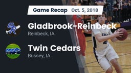 Recap: Gladbrook-Reinbeck  vs. Twin Cedars  2018