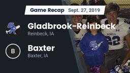 Recap: Gladbrook-Reinbeck  vs. Baxter  2019