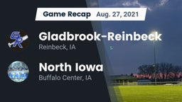 Recap: Gladbrook-Reinbeck  vs. North Iowa  2021