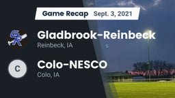 Recap: Gladbrook-Reinbeck  vs. Colo-NESCO  2021