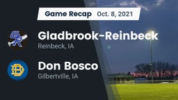 Recap: Gladbrook-Reinbeck  vs. Don Bosco  2021