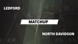 Matchup: Ledford  vs. North Davidson  2016